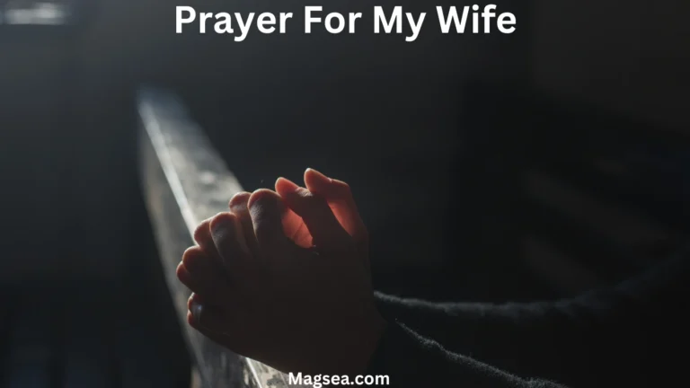 Prayer For My Wife